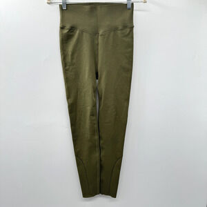 Fabletics Sculptknit Contour High Waisted Leggings Sz XL Green Compression New